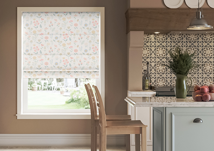 Floral Whimsy, Springtime - Roman Blind - Image 3